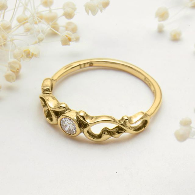 K18+ローズカットダイヤ