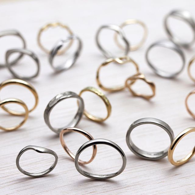 結婚指輪の数々